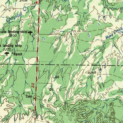 United States Geological Survey Big Spring, TX (1958, 250000-Scale) digital map