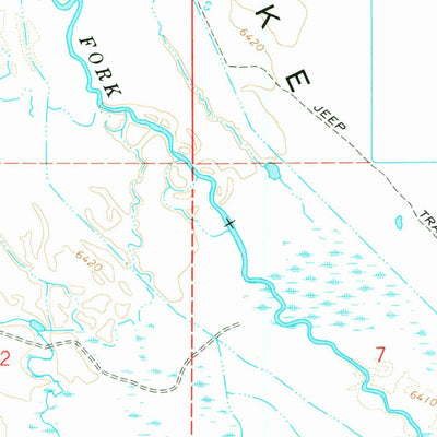 United States Geological Survey Big Springs, ID (1964, 24000-Scale) digital map