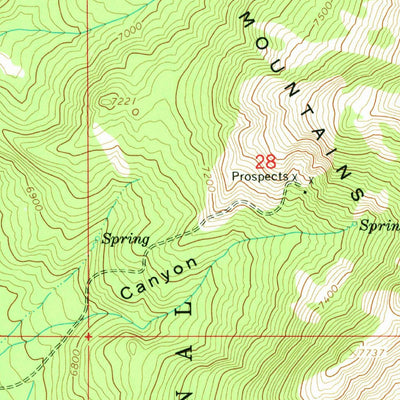 United States Geological Survey Big Springs, ID (1964, 24000-Scale) digital map
