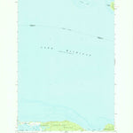 United States Geological Survey Big Stone Bay, MI (1964, 24000-Scale) digital map