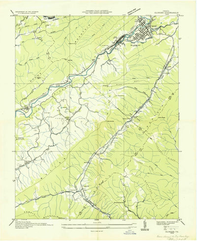 United States Geological Survey Big Stone Gap, VA (1935, 24000-Scale) digital map