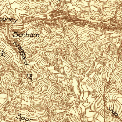 United States Geological Survey Big Stone Gap, VA-KY (1926, 48000-Scale) digital map