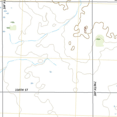 United States Geological Survey Big Stone Lake East, MN (2022, 24000-Scale) digital map
