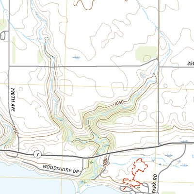 United States Geological Survey Big Stone Lake East, MN (2022, 24000-Scale) digital map