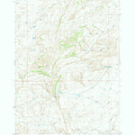 United States Geological Survey Big Sulfur Draw, WY (1968, 24000-Scale) digital map