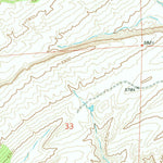 United States Geological Survey Big Sulfur Draw, WY (1968, 24000-Scale) digital map