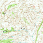 United States Geological Survey Big Sulfur Draw, WY (1968, 24000-Scale) digital map