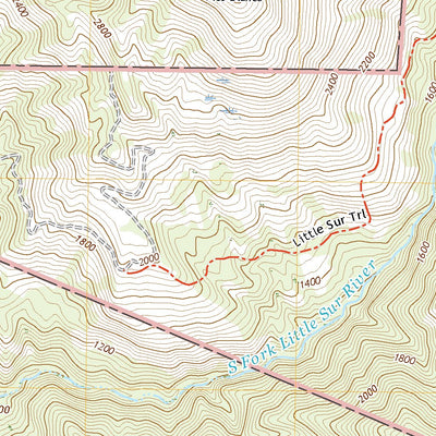 United States Geological Survey Big Sur, CA (2021, 24000-Scale) digital map