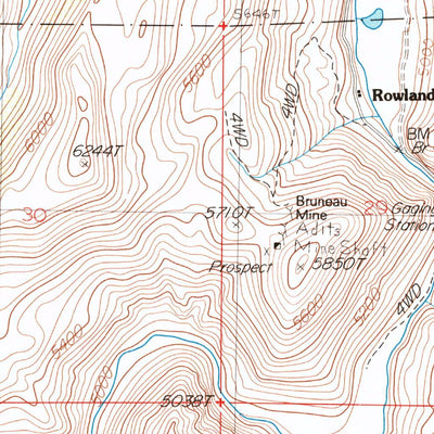 United States Geological Survey Big Table, ID-NV (1986, 24000-Scale) digital map