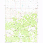 United States Geological Survey Big Table Mountain, ID-MT (1968, 24000-Scale) digital map