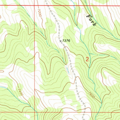 United States Geological Survey Big Table Mountain, ID-MT (1968, 24000-Scale) digital map