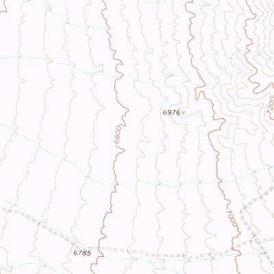 United States Geological Survey Big Ten Peak West, NV (1971, 24000-Scale) digital map