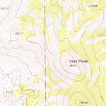 United States Geological Survey Big Ten Peak West, NV (1971, 24000-Scale) digital map