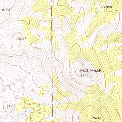 United States Geological Survey Big Ten Peak West, NV (1971, 24000-Scale) digital map