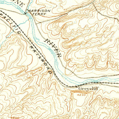 United States Geological Survey Big Timber, MT (1893, 125000-Scale) digital map