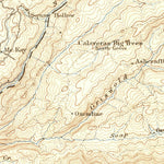 United States Geological Survey Big Trees, CA (1894, 125000-Scale) digital map