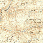United States Geological Survey Big Trees, CA (1894, 125000-Scale) digital map
