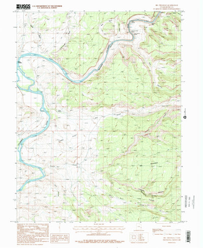 United States Geological Survey Big Triangle, UT (1985, 24000-Scale) digital map