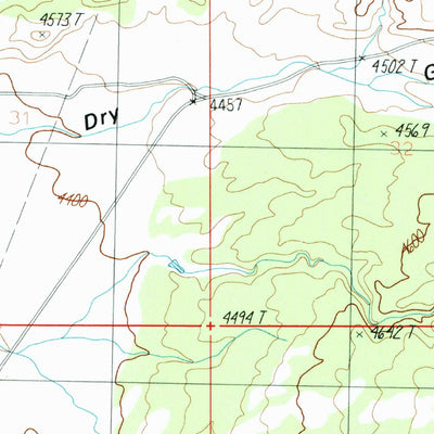 United States Geological Survey Big Triangle, UT (1985, 24000-Scale) digital map