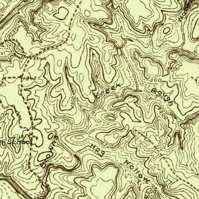 United States Geological Survey Big Valley North, TX (1925, 48000-Scale) digital map