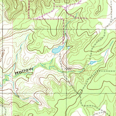 United States Geological Survey Big Valley North, TX (1980, 24000-Scale) digital map