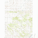 United States Geological Survey Big Wall East, MT (1986, 24000-Scale) digital map