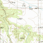 United States Geological Survey Big Wall East, MT (1986, 24000-Scale) digital map