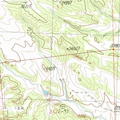 United States Geological Survey Big Wall East, MT (1986, 24000-Scale) digital map