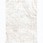 United States Geological Survey Big Wall NW, MT (1986, 24000-Scale) digital map