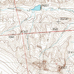 United States Geological Survey Big Wall NW, MT (1986, 24000-Scale) digital map