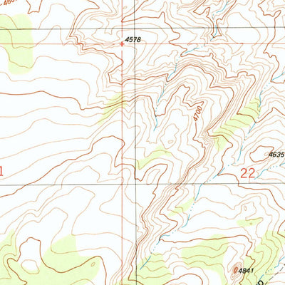 United States Geological Survey Big Water, UT-AZ (1981, 24000-Scale) digital map