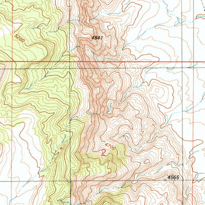 United States Geological Survey Big Water, UT-AZ (1981, 24000-Scale) digital map