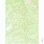 United States Geological Survey Big Weasel Springs, OR (1972, 24000-Scale) digital map