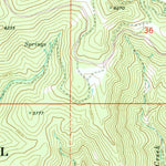 United States Geological Survey Big Weasel Springs, OR (1972, 24000-Scale) digital map