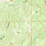 United States Geological Survey Big Weasel Springs, OR (1972, 24000-Scale) digital map