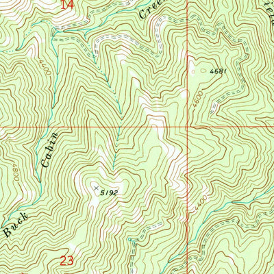 United States Geological Survey Big Weasel Springs, OR (1972, 24000-Scale) digital map