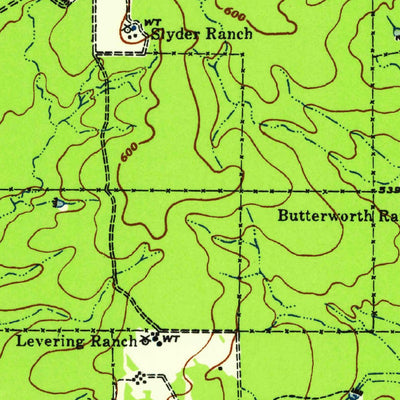 United States Geological Survey Big Wells, TX (1939, 62500-Scale) digital map
