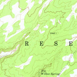 United States Geological Survey Big Willow Spring Canyon, AZ (1972, 24000-Scale) digital map