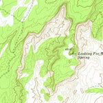 United States Geological Survey Big Willow Spring Canyon, AZ (1972, 24000-Scale) digital map