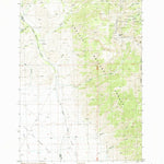 United States Geological Survey Big Windy Peak, ID (1987, 24000-Scale) digital map