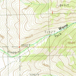 United States Geological Survey Big Windy Peak, ID (1987, 24000-Scale) digital map
