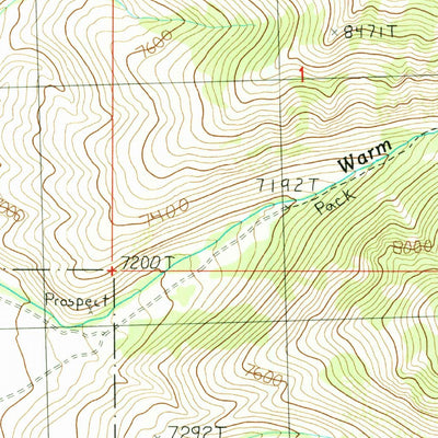 United States Geological Survey Big Windy Peak, ID (1987, 24000-Scale) digital map