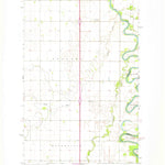 United States Geological Survey Big Woods SW, ND-MN (1966, 24000-Scale) digital map