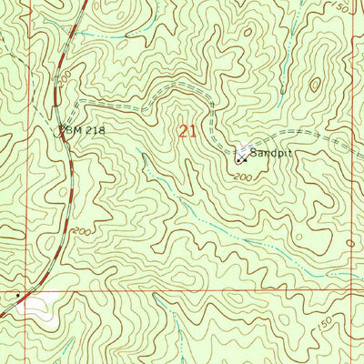 United States Geological Survey Bigbee, AL (1971, 24000-Scale) digital map