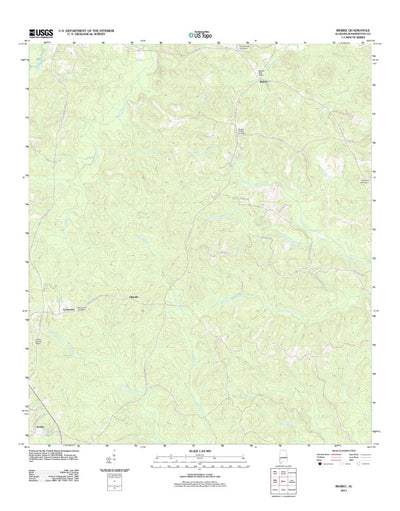 United States Geological Survey Bigbee, AL (2011, 24000-Scale) digital map