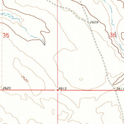 United States Geological Survey Bigby Lake, MT (1971, 24000-Scale) digital map