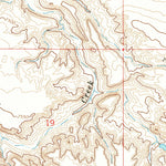 United States Geological Survey Bigby Lake, MT (1971, 24000-Scale) digital map