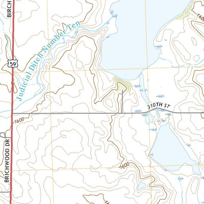United States Geological Survey Bigelow, MN (2022, 24000-Scale) digital map