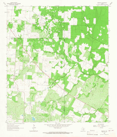 United States Geological Survey Bigfoot, TX (1964, 24000-Scale) digital map