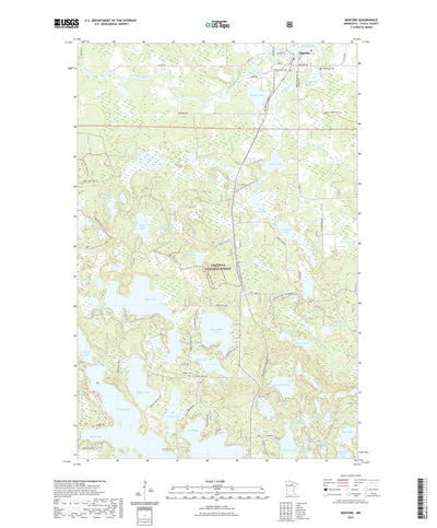United States Geological Survey Bigfork, MN (2022, 24000-Scale) digital map
